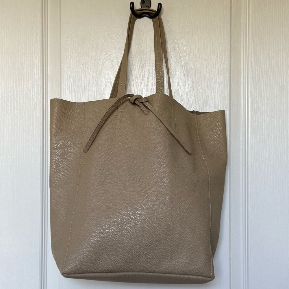 Made in Florence Italy Leather Tote Bag